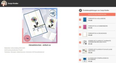 Online Shop - Materialien des Blogbeitrag