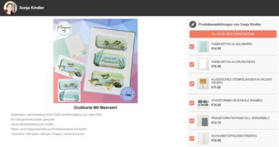 Online Shop - Materialien des Blogbeitrag