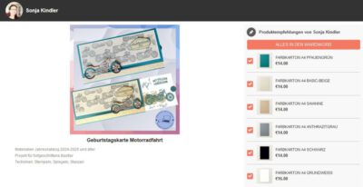 Online Shop - Materialien des Blogbeitrag