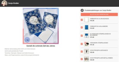 Online Shop - Materialien des Blogbeitrag