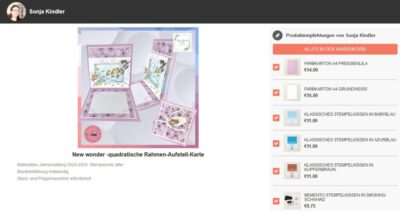 Online Shop - Materialien des Blogbeitrag