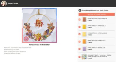 Online Shop - Materialien des Blogbeitrag