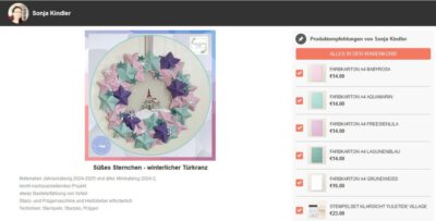 Online Shop - Materialien des Blogbeitrag