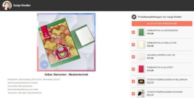 Online Shop - Materialien des Blogbeitrag