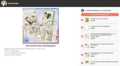 Online Shop - Materialien des Blogbeitrag