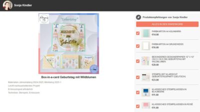 Online Shop - Materialien des Blogbeitrag