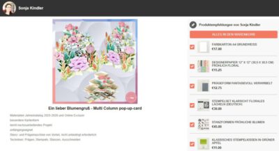 Online Shop - Materialien des Blogbeitrag
