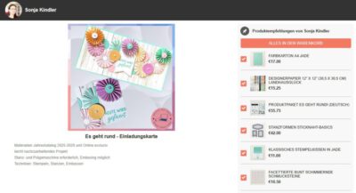 Online Shop - Materialien des Blogbeitrag