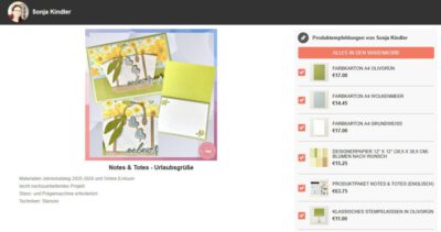 Online Shop - Materialien des Blogbeitrag
