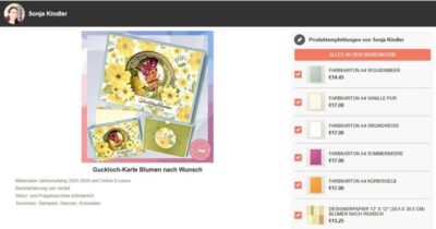 Online Shop - Materialien des Blogbeitrag