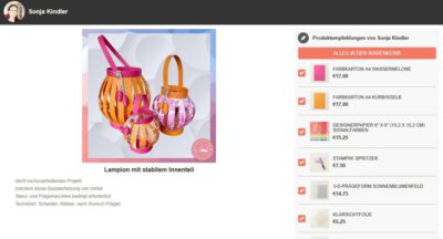 Online Shop - Materialien des Blogbeitrag