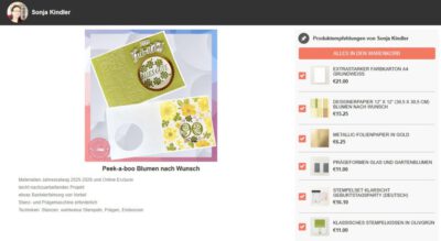 Online Shop - Materialien des Blogbeitrag