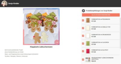 Online Shop - Materialien des Blogbeitrag