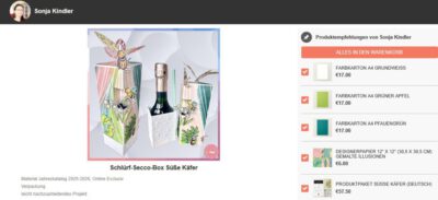 Online Shop - Materialien des Blogbeitrag