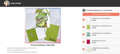 Online Shop - Materialien des Blogbeitrag