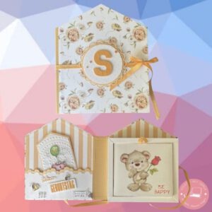 Bild 1 große Häuschenbox mit Shadowrahmen + Umschlag