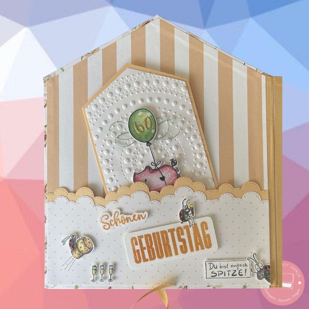 Bild 4 große Häuschenbox mit Shadowrahmen + Umschlag