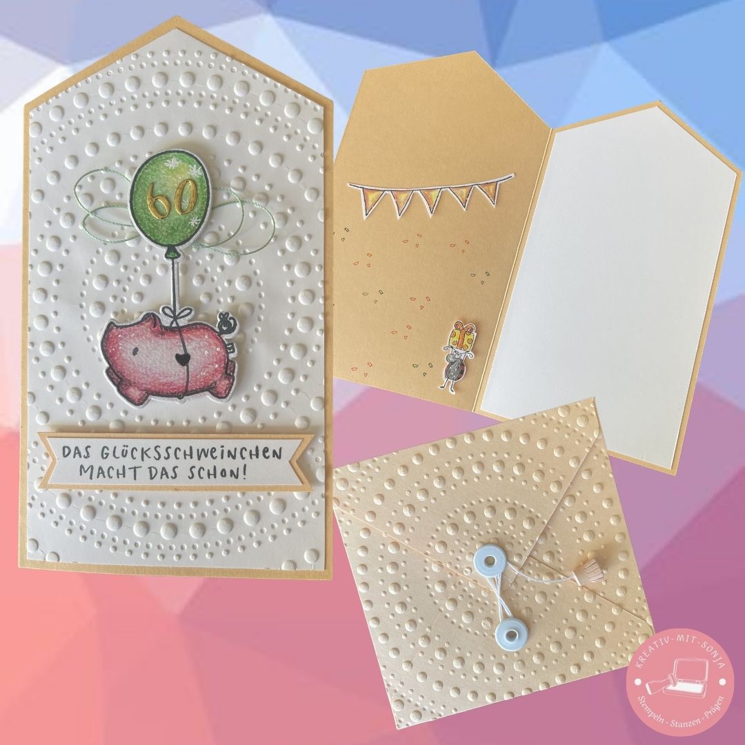 Bild 6 große Häuschenbox mit Shadowrahmen + Umschlag